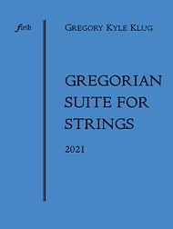 Gregorian Suite for Strings Orchestra sheet music cover Thumbnail